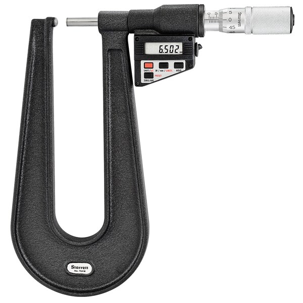 Starrett Sheet Metal Micrometer Electronic 764MEAXFL